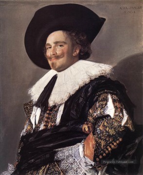 Le portrait du Cavalier rieur Siècle d’or néerlandais Frans Hals Peinture à l'huile